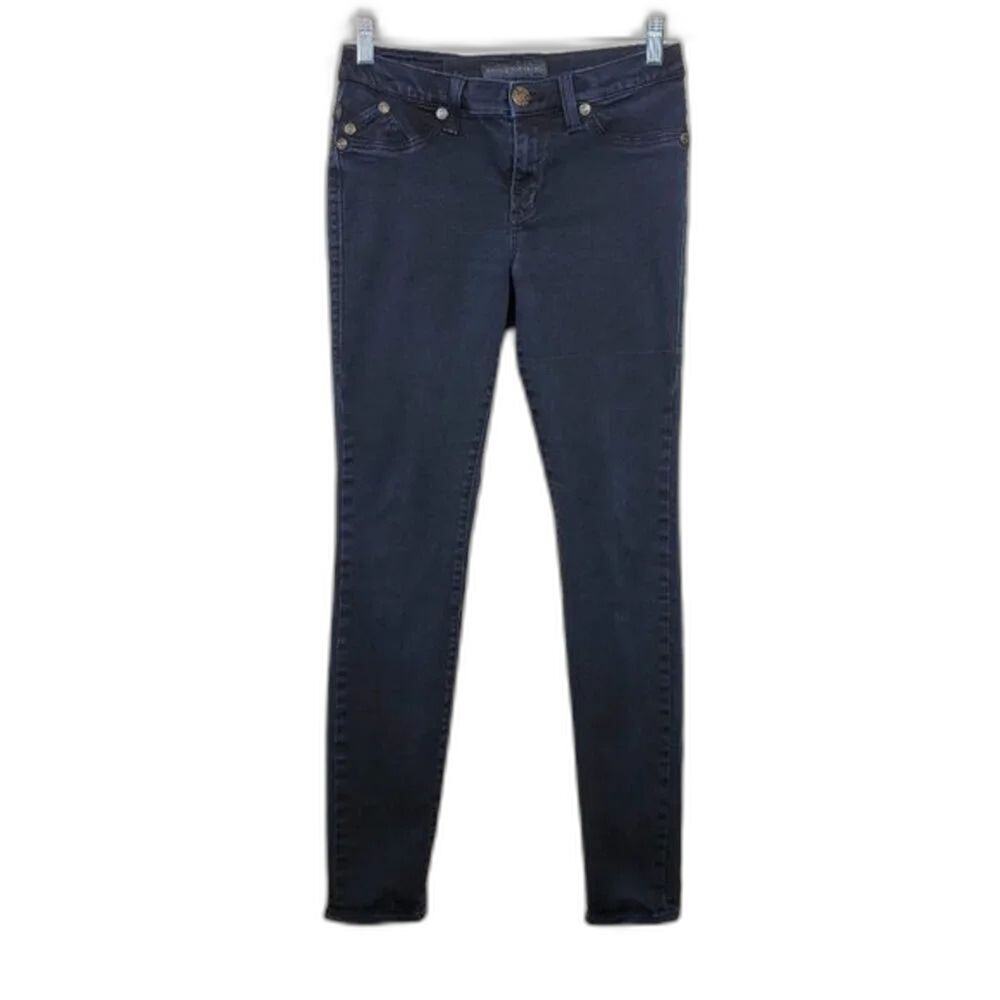 Rock & Republic Kashmiere Skinny Jeans Womens Size 6 Dark Wash Blue Mid Rise